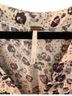 Free People 100% Polyester Animal Print Multi Color Long Sleeve Blouse Size M - photo 2