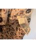 Free People 100% Polyester Animal Print Multi Color Long Sleeve Blouse Size M - photo 3