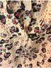 Free People 100% Polyester Animal Print Multi Color Long Sleeve Blouse Size M - photo 4