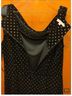 Talbots Polka Dots Black Gold Casual Dress Size M - photo 5