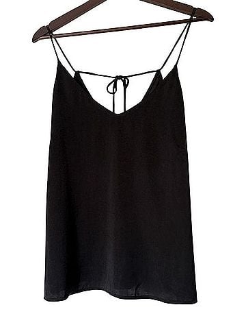 Banana Republic Loose Satin Cami Top Sleeveless T-Shirt (view 1)