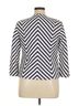 Talbots 100% Cotton Chevron-herringbone Ivory Talbots Blazer Size 14 - photo 2