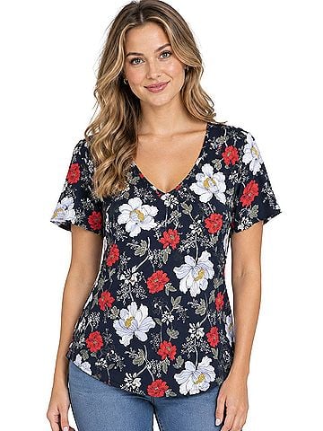 Ann Taylor LOFT Short Sleeve Top (view 1)