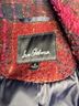 Sam Edelman 100% Polyester Plaid Pink Red Coat Size S - photo 4