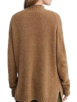 Jenni Kayne oversized cotton pullover sweater Turtleneck Sweater (view 2)