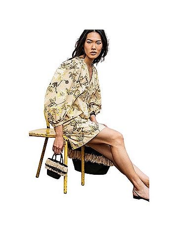 Dorothee Schumacher Delicate Floral Blouson Sleeve Dress Casual Dress (view 1)