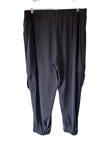 Lisa Rinna Black Cargo Jogger Pants Casual Pants (view 2)