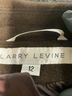 Larry Levine Brown Larry Levine Wool Coat Size 12 - photo 3