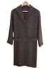 Isda & Co Tweed Brown Tan Trenchcoat Size M - photo 1