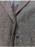 Isda & Co Tweed Brown Tan Trenchcoat Size M - photo 4