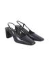 Coach Black Purple Heels Size 8 - photo 1