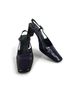 Coach Black Purple Heels Size 8 - photo 4