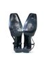 Coach Black Purple Heels Size 8 - photo 10