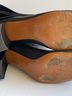 Tory Burch 100% Leather Solid Black Heels Size 9 1/2 - photo 5