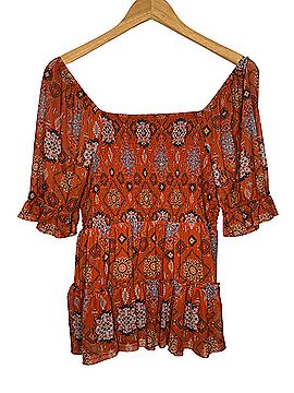Maurices Short Sleeve Blouse (view 2)