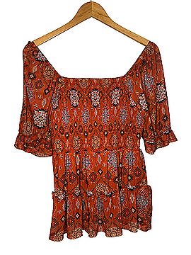 Maurices Short Sleeve Blouse (view 1)
