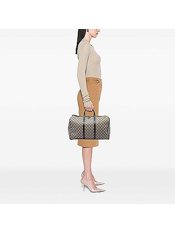 Gucci Large GG Supreme Joy Duffel Bag (view 2)