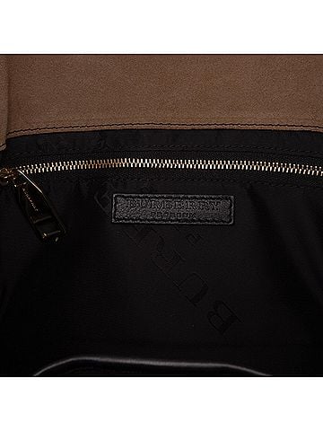 Burberry Patent and Suede Trimmed Bridle Crossbody (view 2)