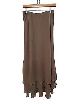 Alex Evenings Taupe Layered Maxi Skirt Formal Skirt (view 2)