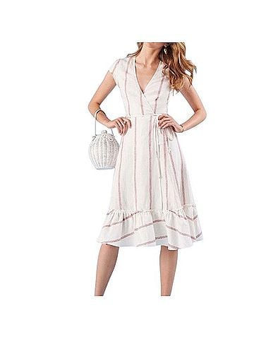 Reformation Apricot Dress Casual Dress (view 1)