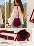 Boho Chic Red Crossbody Bag One size - photo 3