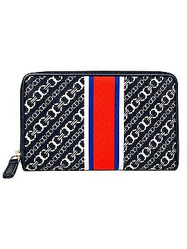 Tory Burch Gemini Link Zip Continental Wallet Leather Belt (view 2)