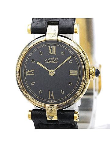 Cartier CARTIER Must Vendome Vermeil Gold Plated Quartz Ladies Watch 590004 (view 1)