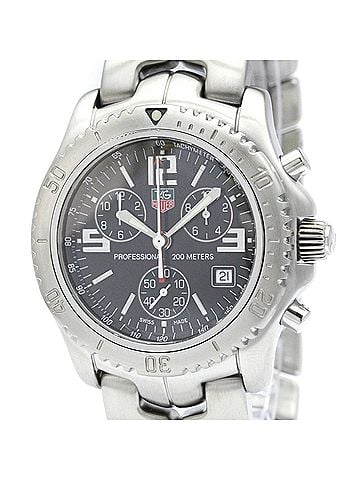 TAG Heuer TAG HEUER Link Chronograph Jason Bourne Steel Watch CT1111 Polished (view 1)