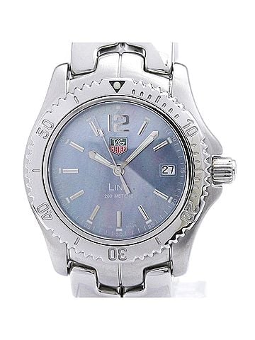TAG Heuer TAG HEUER Link Blue MOP Dial Steel Quartz Ladies Watch WT121L Polished (view 1)
