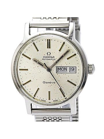 Omega OMEGA Geneve Day Date Cal 1022 Steel Automatic Mens Watch 166.0117 (view 1)