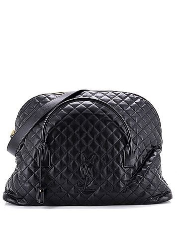 Saint Laurent ES Giant Travel Bag Quilted Leather (view 1)