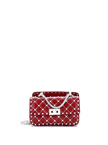 Valentino Garavani Free Rockstud Spike Flap Bag Quilted Leather Small (view 1)