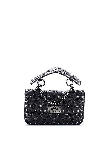 Valentino Garavani Rockstud Spike Flap Bag Quilted Leather Small (view 1)