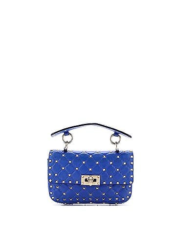 Valentino Garavani Rockstud Spike Flap Bag Quilted Leather Small (view 1)