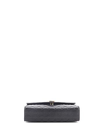 Saint Laurent Classic Monogram Envelope Satchel Mixed Matelasse Leather Medium (view 2)