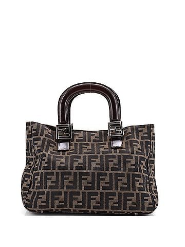 Fendi Vintage FF Handle Tote Zucca Canvas Small (view 1)