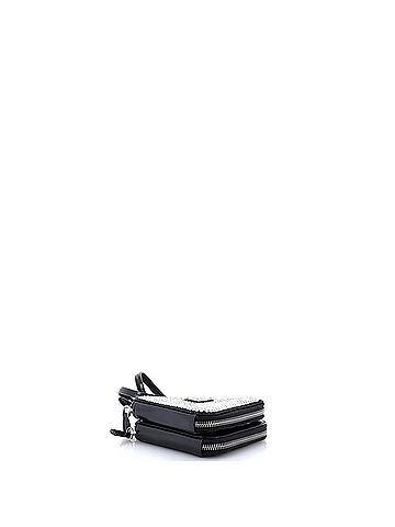 Prada Triangle Double Pouch Crossbody Crystal Embellished Satin Mini (view 2)
