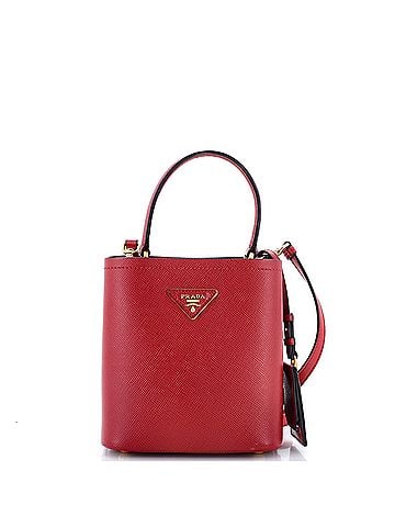 Prada Panier Bucket Bag Saffiano Leather Small (view 1)