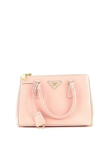 Prada Double Zip Lux Tote Saffiano Leather Small (view 1)