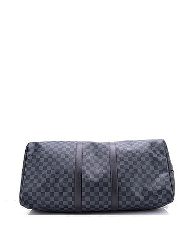 Louis Vuitton Keepall Bandouliere Bag Damier Graphite 55 (view 2)