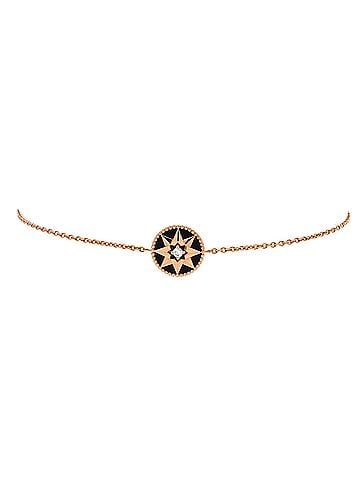 Christian Dior Rose des Vents Bracelet 18K Rose Gold with Diamond and Onyx (view 1)