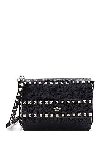 Valentino Garavani Rockstud Front Handle Flap Bag Leather Small (view 1)