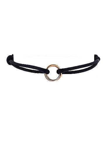 Cartier Trinity On Cord Bracelet Silk Cord with 18K Tricolor Gold (view 1)