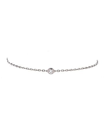 Cartier D'Amour Bracelet 18K White Gold and Diamond Small (view 1)