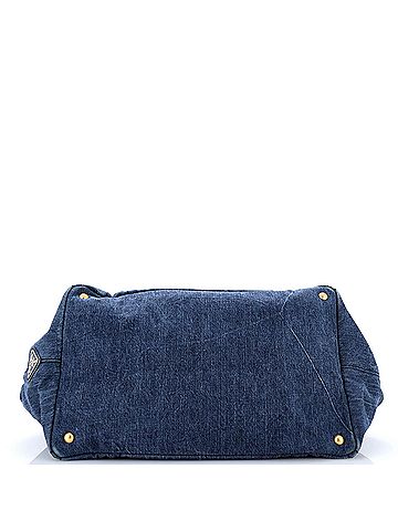 Prada Canapa Tote Denim Large (view 2)