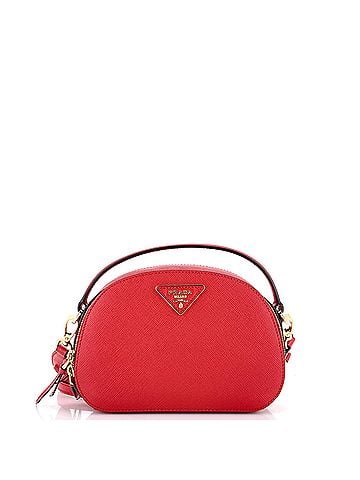 Prada Odette Top Handle Bag Saffiano Leather Small (view 1)