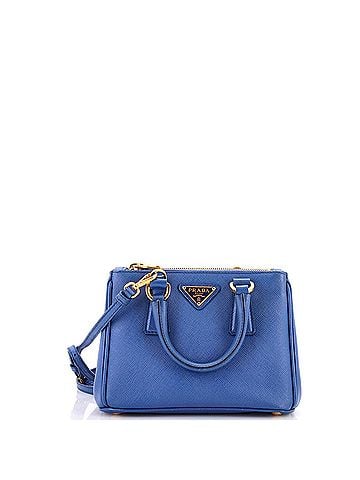 Prada Galleria Double Zip Tote Saffiano Leather Mini (view 1)