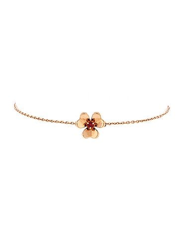 Van Cleef & Arpels Frivole Bracelet 18K Rose Gold with Ruby Mini (view 1)