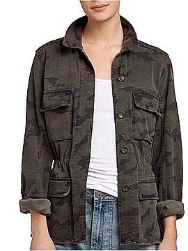 James Perse Cotton Camo Utility Jacket Jacket (view 1)