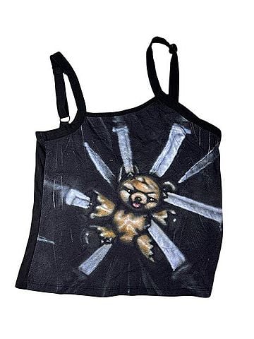 Marc Jacobs Chains Asymmetric Tank Top Tank Top (view 1)